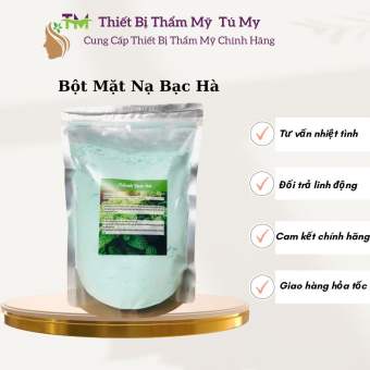 Mặt Nạ Dẻo Bạc Hà, Bột Mặt Nạ Bạc Hà Colagen Gói 500g 1000g