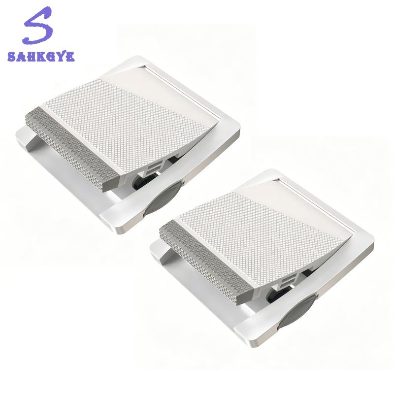 greatbuy666-Adhesive Closet Cabinet Door Lock 2Pcs Security Protection Anti-Fall Window Limiters Child Safety Buckles ราคา 252 บาท*ส่งฟรี