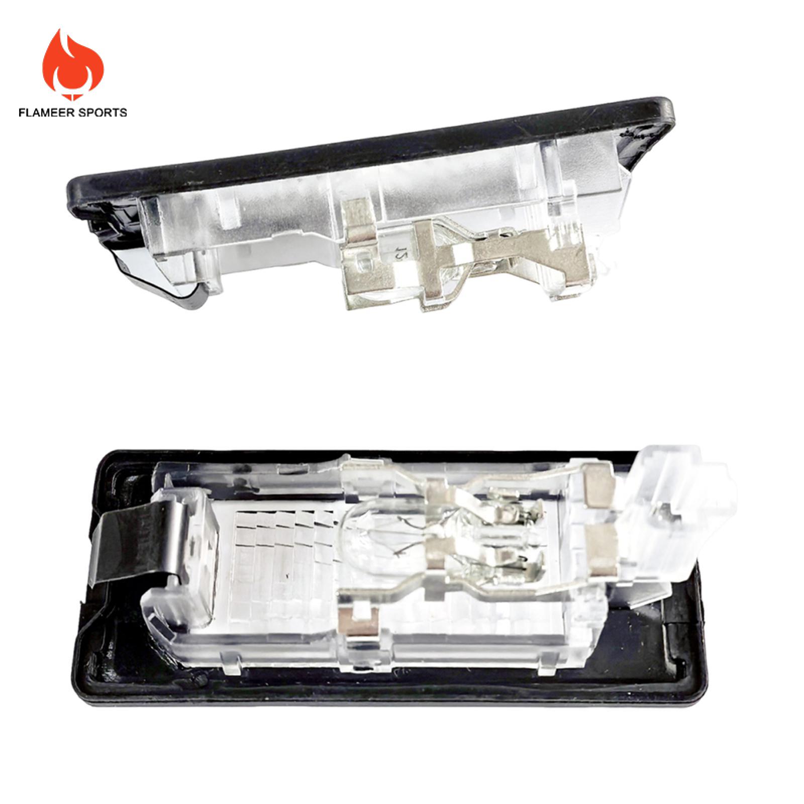 Flameer 56d943021 56d 943 021 1 Cặp Đèn biển đăng ký xe dễ dàng để cài đặt hiệu suất cao lắp ráp chiếu sáng cho Passat Tiguan