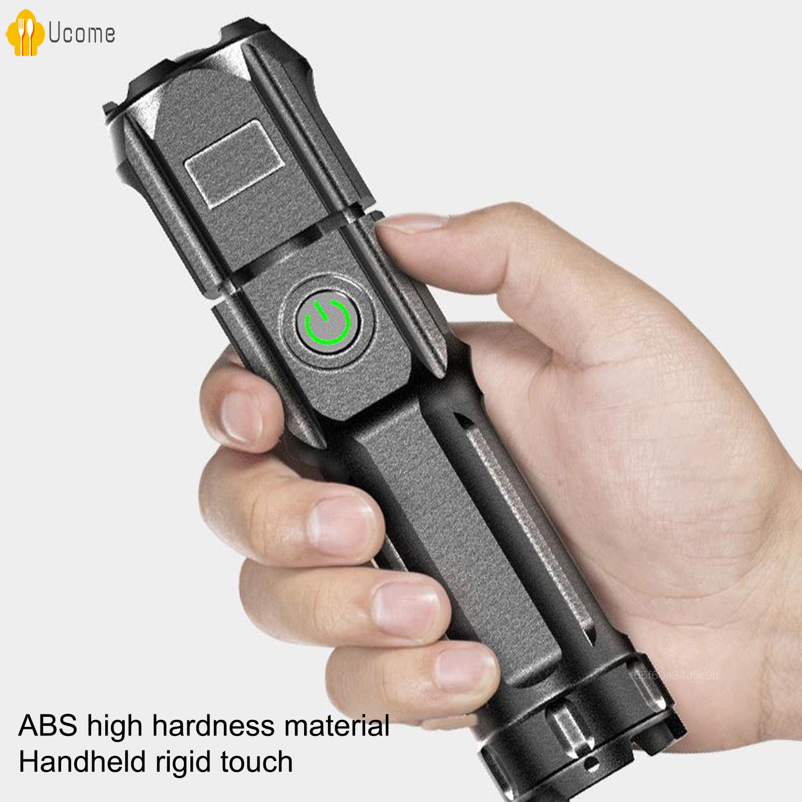 Ucome Portable USB Rechargeable Torch High Lumen Bright Powerful Flashlights for Home Use Outdoor Activities Ucome-MY