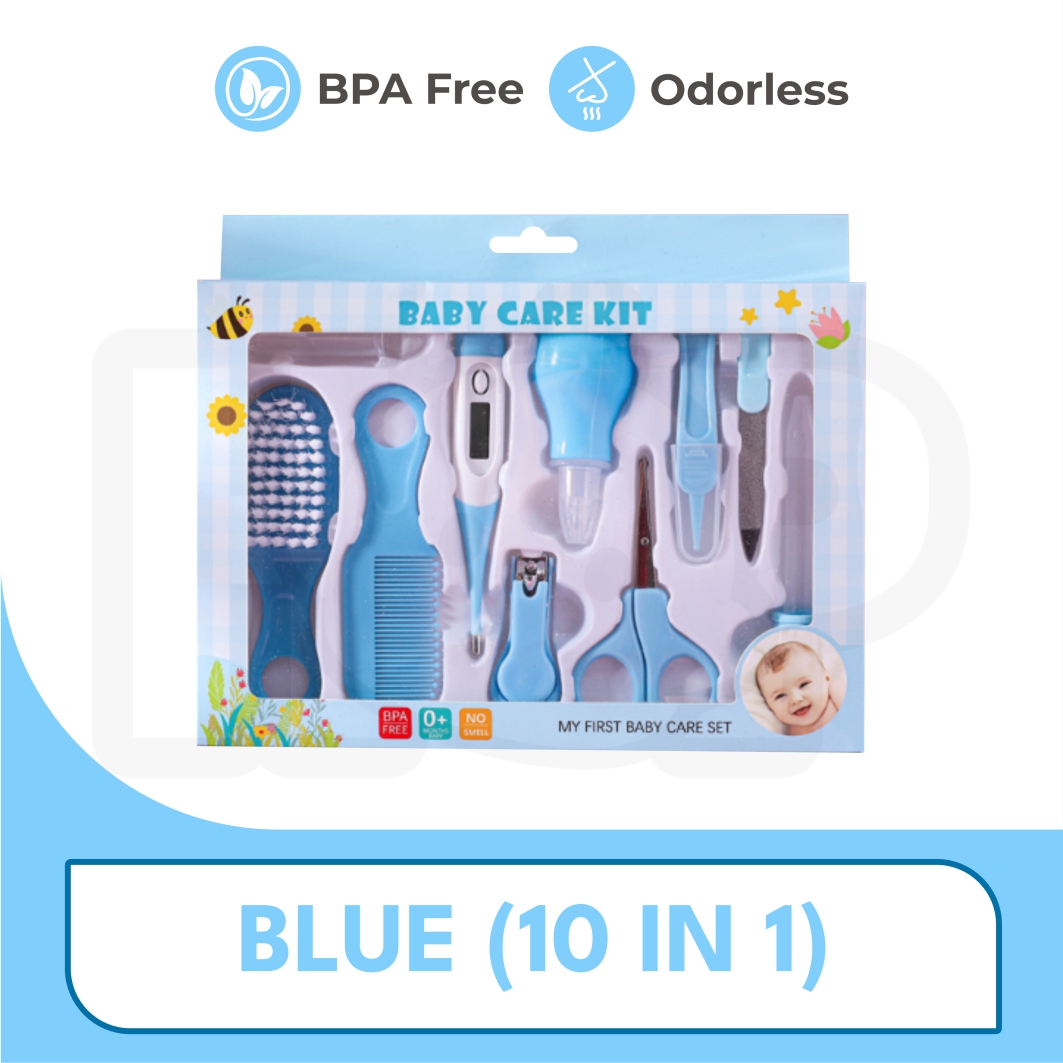 10 in 1 Baby Care Kit Set Baby Grooming Set Nasal Aspirator Baby Nail Trimmer Baby Newborn Baby Care Set Nail Clipper
