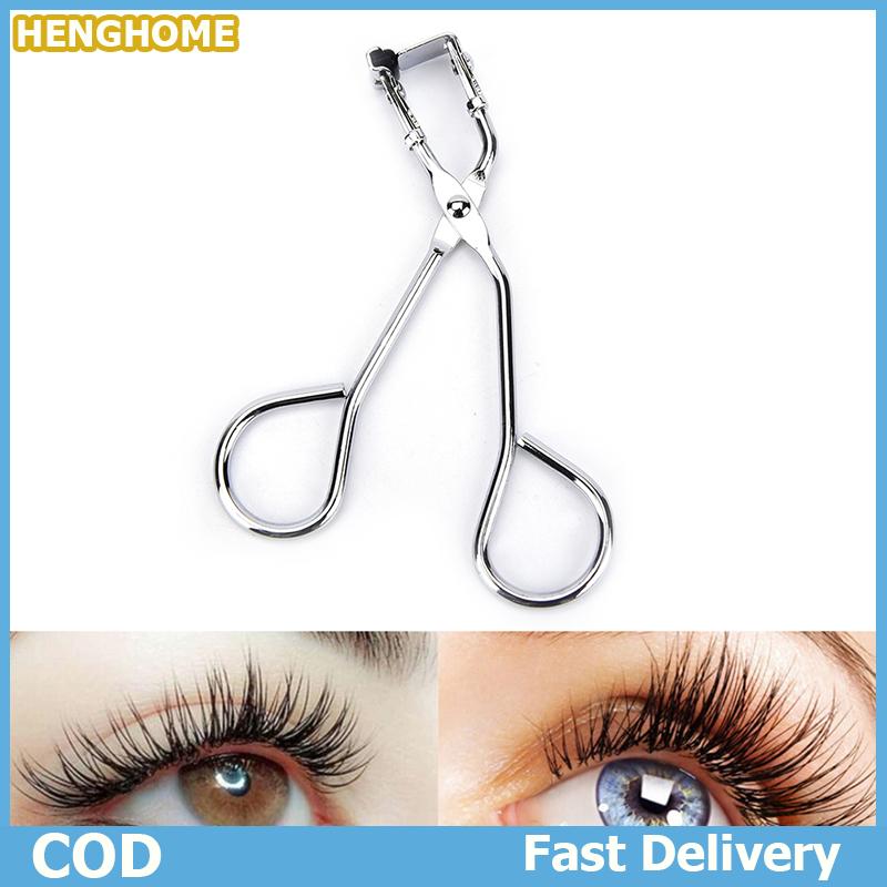 HENGHOME Dụng cụ uốn lông mi nóng dụng cụ uốn lông mi thời trang dụng cụ trang điểm KẹP UốN mắt không gỉ