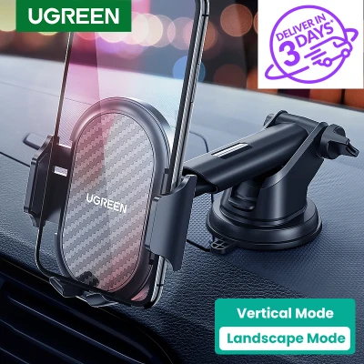 UGREEN Dashboard Car Phone Holder for iPhone 11XXSXR Samsung S10 Plus Note 10 Huawei Nova P Mate Series Xiaomi OPPO VIVO Mount Holder for Phone in Car 360 Rotation Mobile Phone Holder Stand-Intl