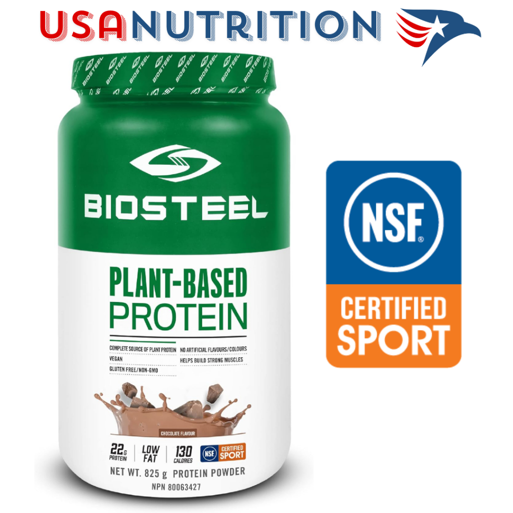 Plant Protein Creates Natural Sweetness, Nsf Sport Certified: Biosteel Plant Protein
