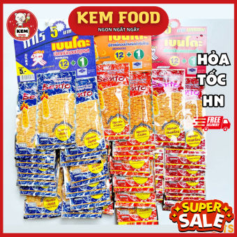 Mực Bento Gói 6g Snack Mực Bento Thái Lan Đủ 3 Vị (Lẻ 1 Gói)