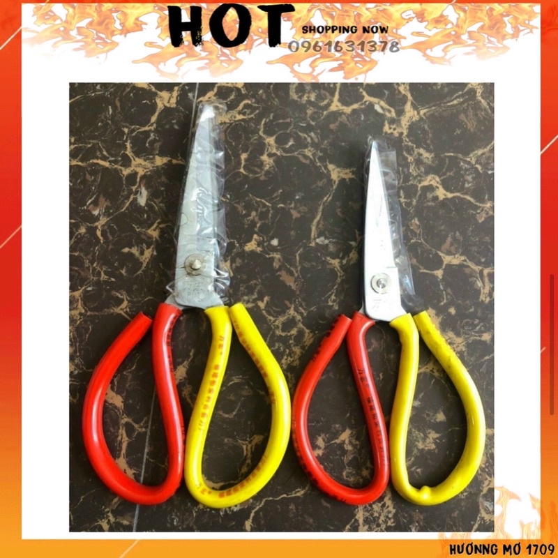 Kéo cắt đa năng loại to lưỡi thép