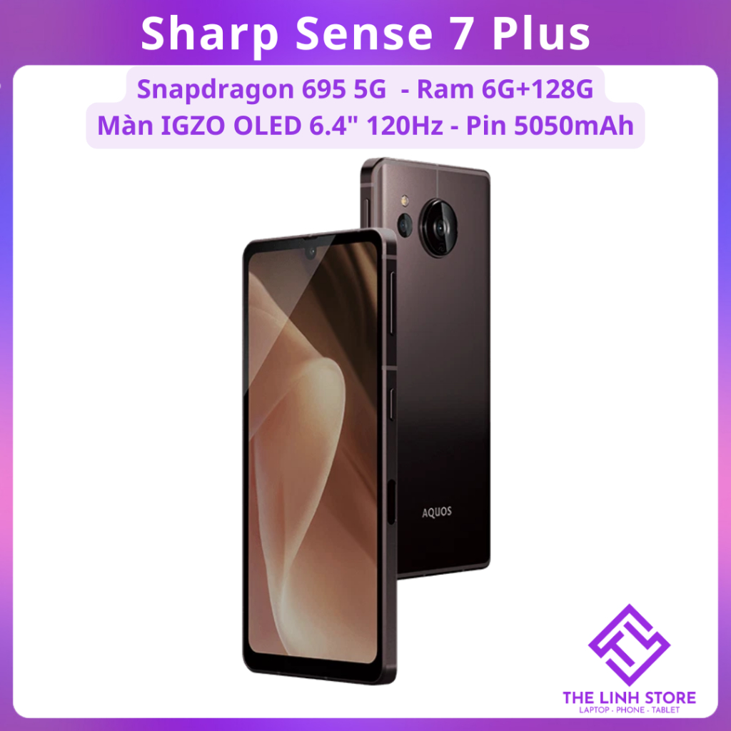 Điện thoại Sharp Aquos Sense 7 Plus màn IGZO OLED 120Hz - Snaρdragon 695 5G