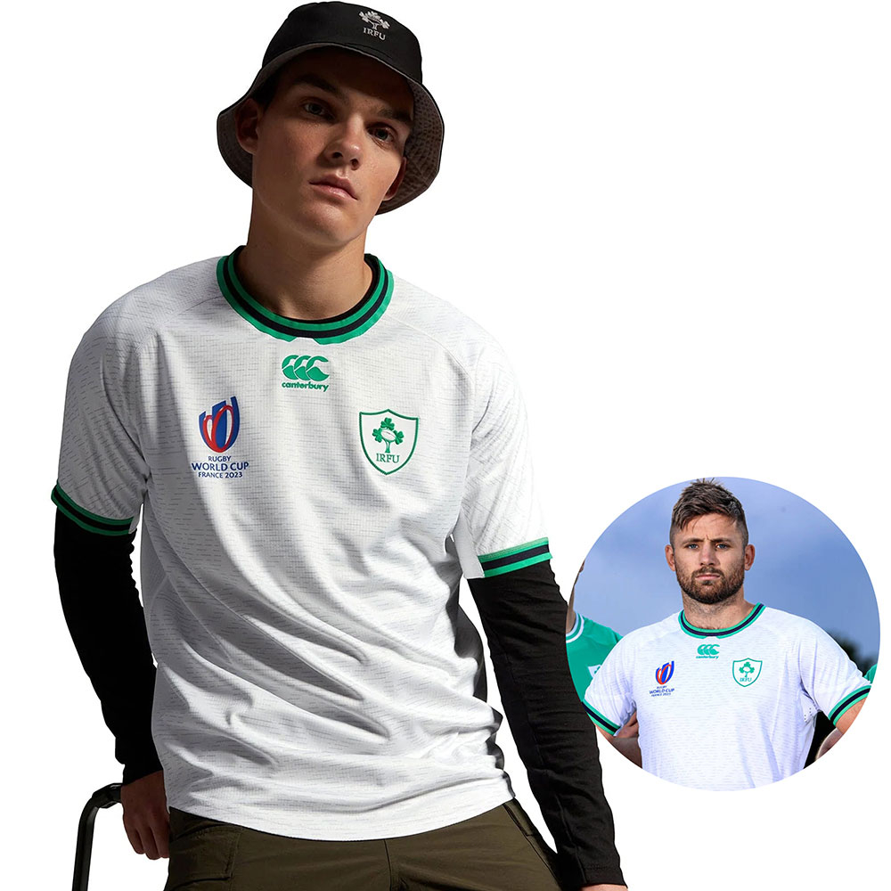 2023 2024 Ireland đi bóng bầu dục World Cup Jersey Ireland Jersey Kích thước S-5XL