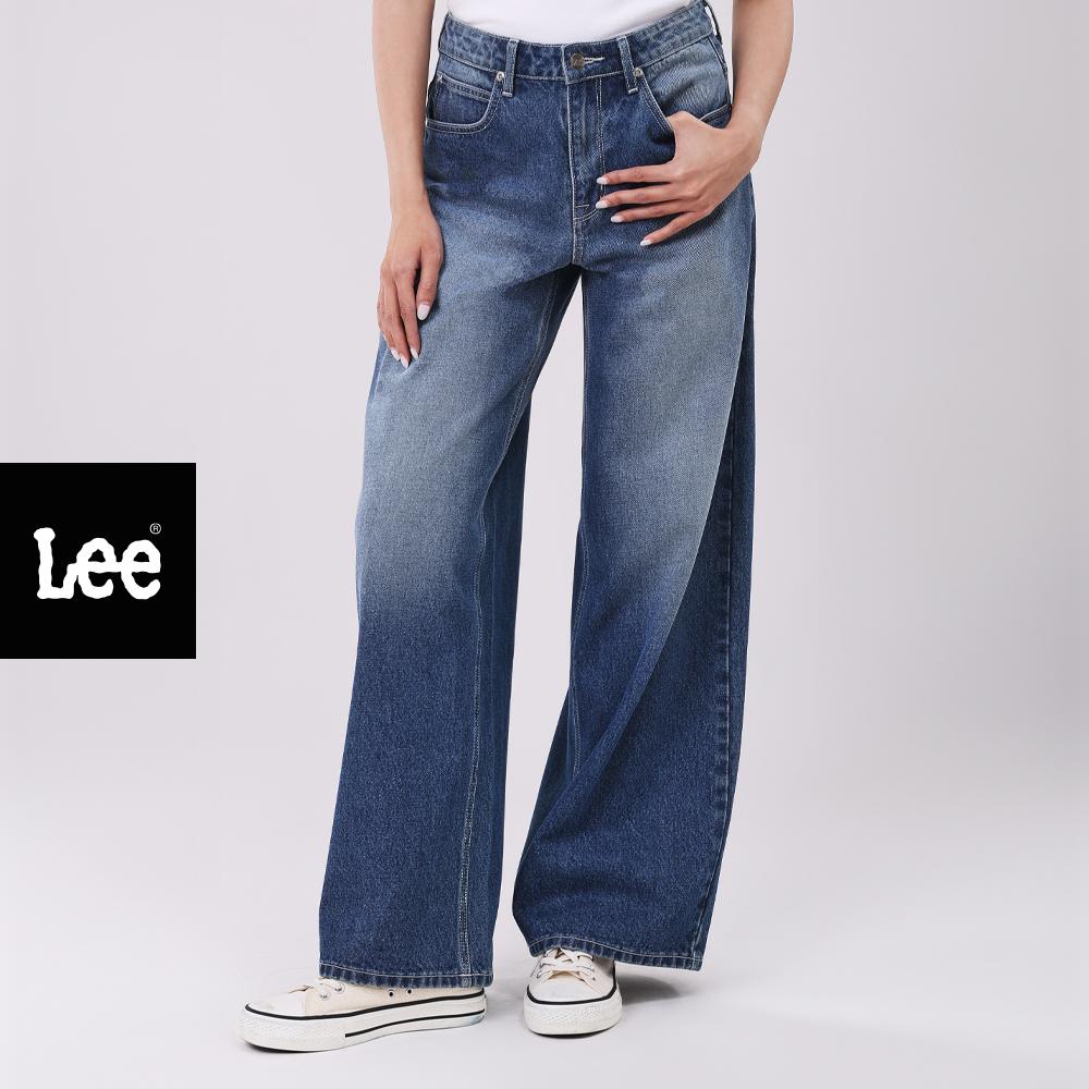 LEE กางเกงยีนส์ผู้หญิง เอวสูง ทรงขากว้าง Wide Leg รุ่น LE S226WWIDN25 ราคา 2,093 บาท*ส่งฟรี