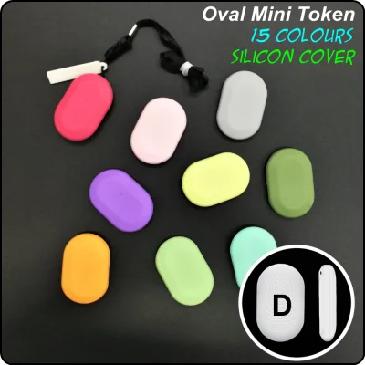 Trace Together Token Pouch Cover Case Holder | Colourful Silicon Case D | Perfect Fitting | Free Lanyard & Label Tag