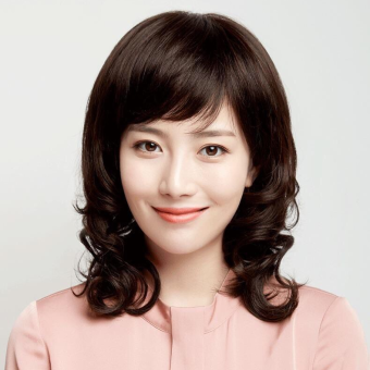 Tóc Giả Cho Phụ Nữ, Tóc Giả Cho Phụ Nữ Trung Niên Và Trung Niên, Tóc Xoăn Sóng Lớn, Tóc Giả Tóc Xoăn Ngắn