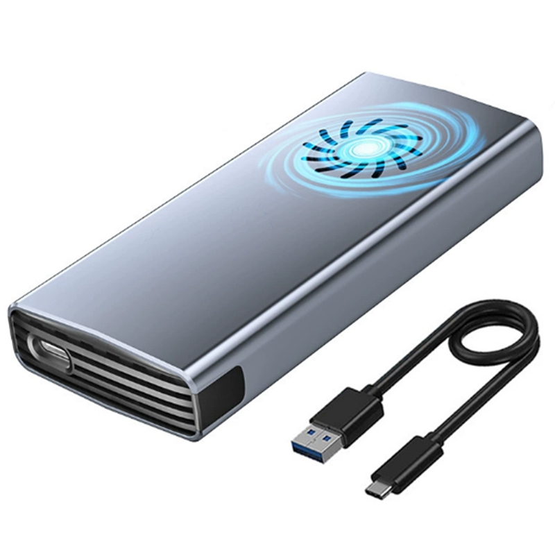[KWA Store] SelectedM. 2 NVME SSD Case 10Gbps with Built-in Cooling Fan, M. 2 SSD Enclosure, NVMe NGFF SSD Adapter Dual Protocol Giá 433,772 Đồng*Miễn phí vận chuyển