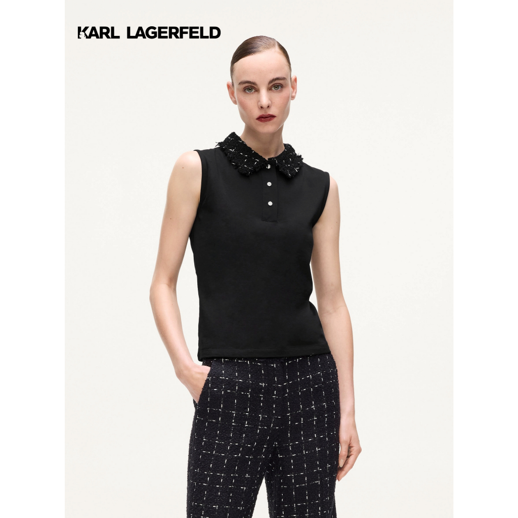 KARL LAGERFELD - LOGO BOUCLE POLO A4W17038 ราคา 4,050 บาท*ส่งฟรี
