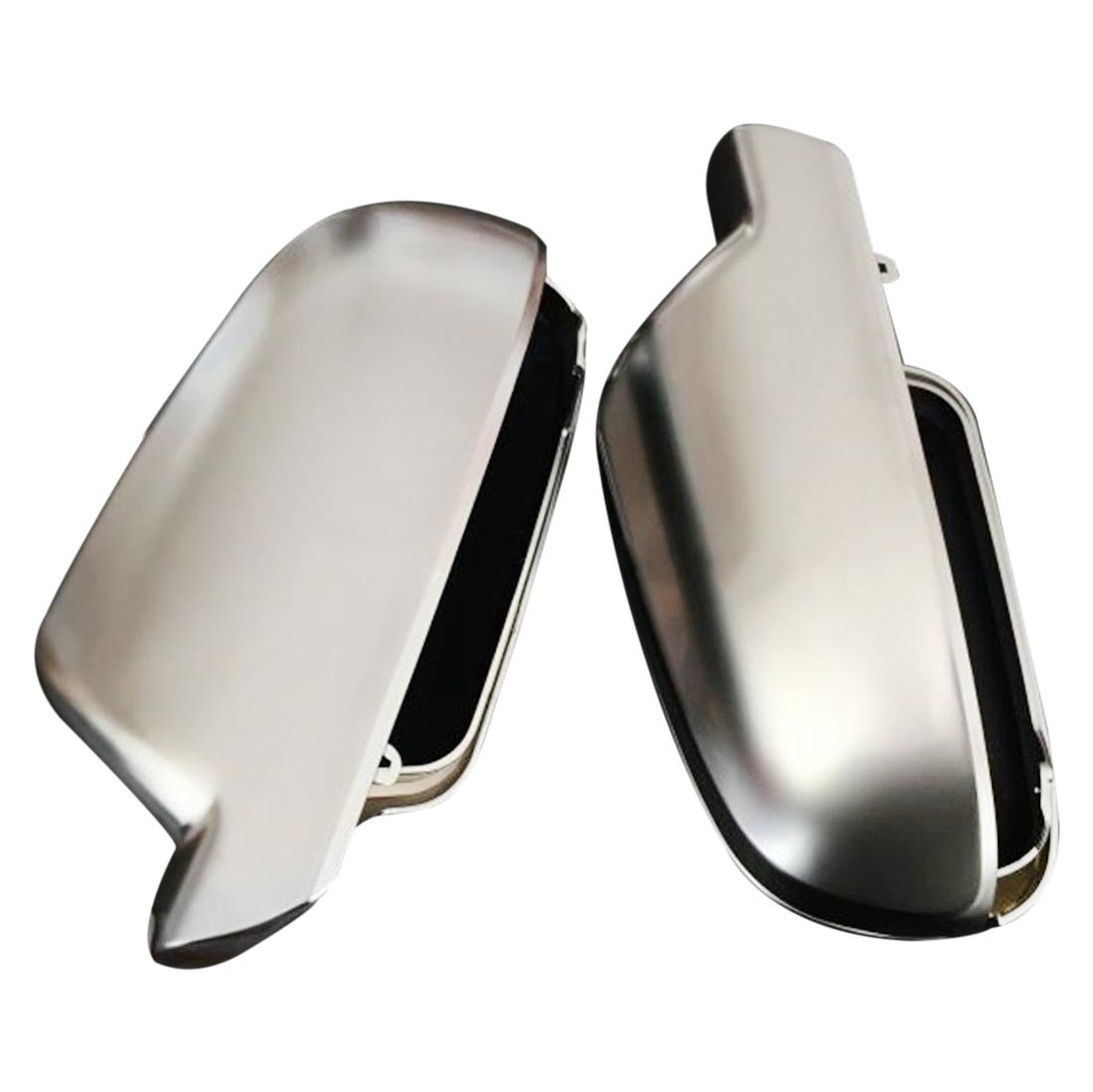 Matt Chrome Side Mirror Cap Housing / Cover For Audi A4 A5 S4 S5 S-Line L+R