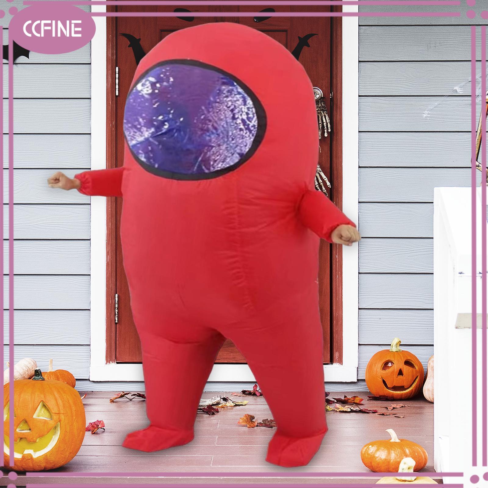Ccfine Halloween Inflatable Phi Hành Gia trang phục sinh nhật quần áo in hình hài hước mặc cosplay cho kỳ nghỉ giáng sinh trẻ em bên đóng vai