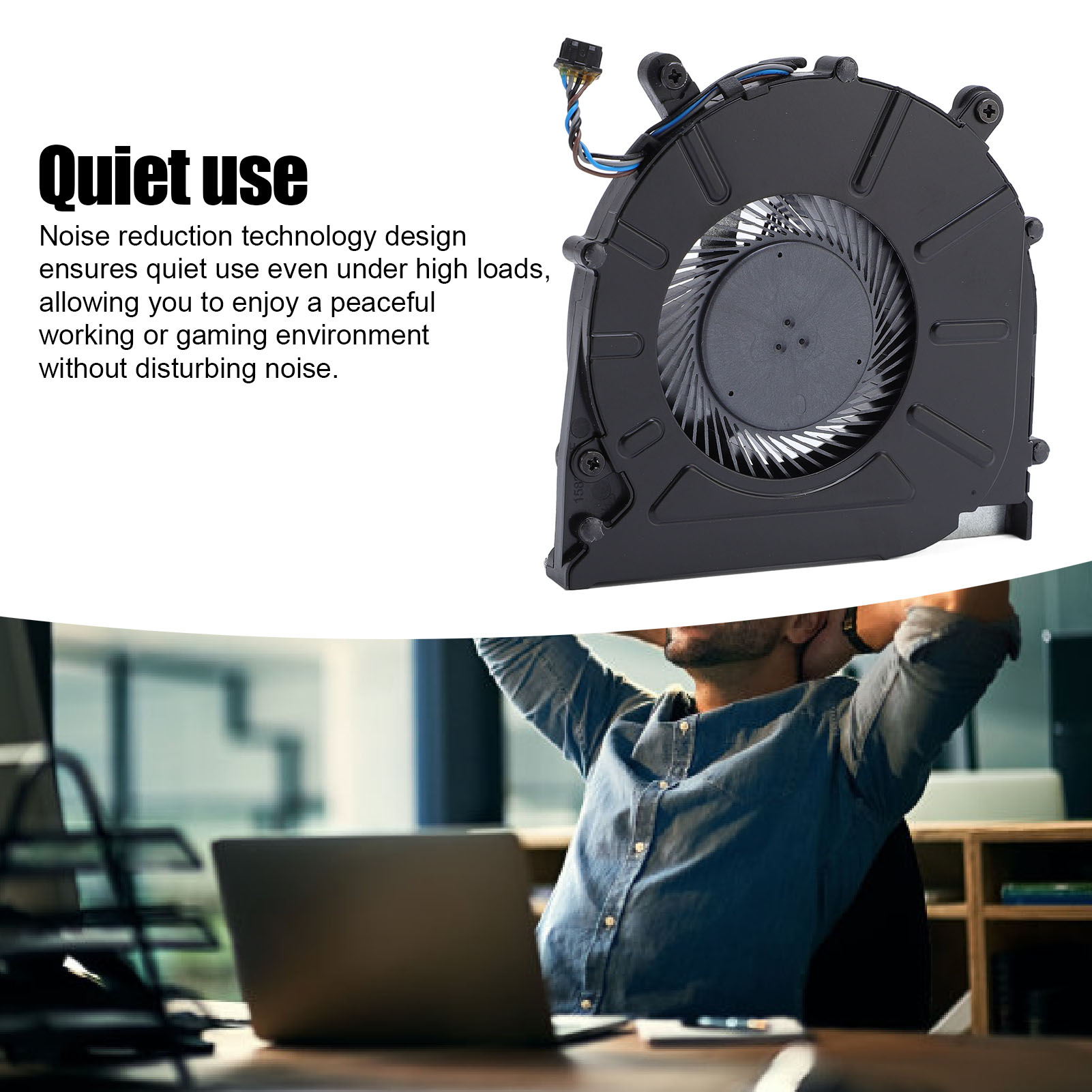 Garosa Bộ làm mát CPU Quạt làm mát CPU Yên tĩnh Khả năng tương thích mạnh mẽ DC5V Dễ dàng cài đặt cho 6033B0068401 L09584 001 Giá 115,000 Đồng*Miễn phí vận chuyển