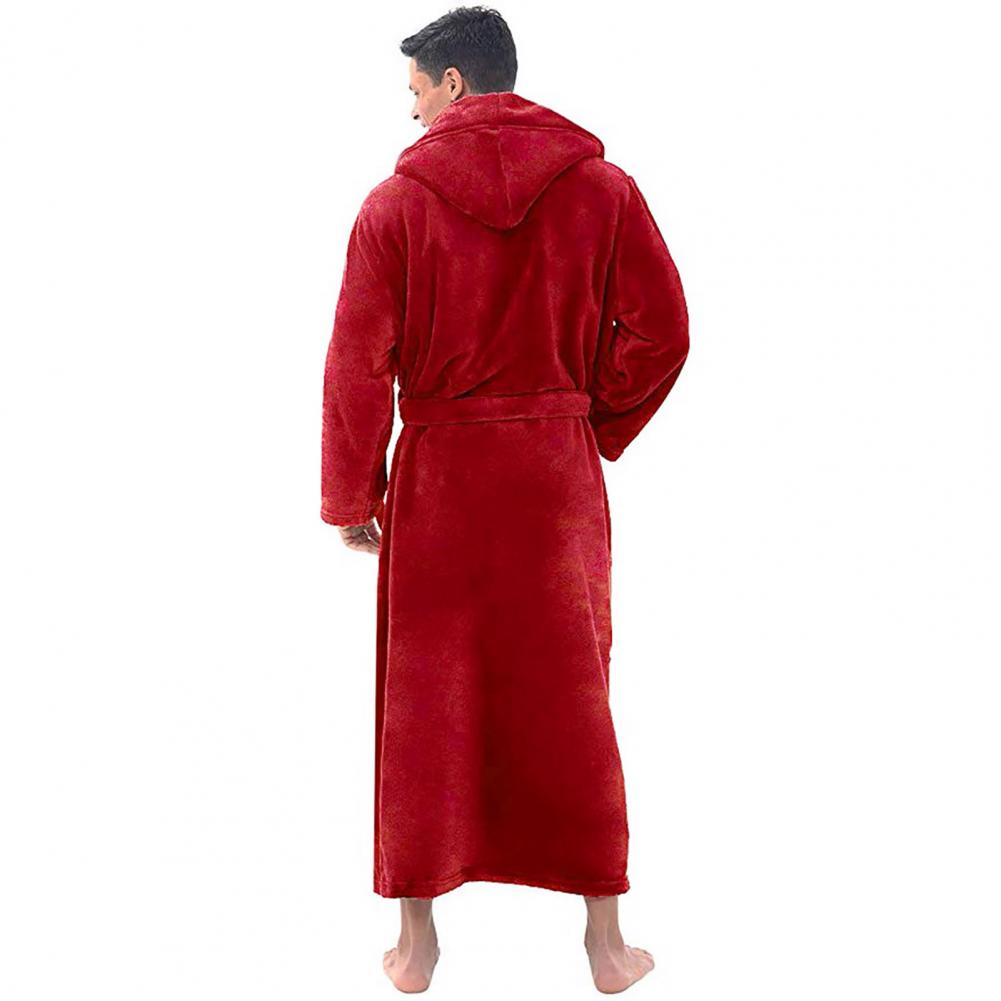 Hooded Terry Cloth Robes Womens Bathrobe Fleece Bathrobe Robe