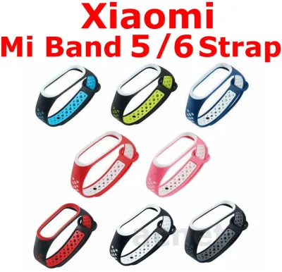 For Xiaomi Mi Band 5 / 6 MiBand 5 / 6 Strap Dual Color Wrist Smartwatch Smart Watch Fitness Bracelet