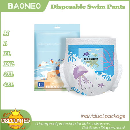 BAONEO Swim Diapers - Waterproof Comfort for Little Explorers