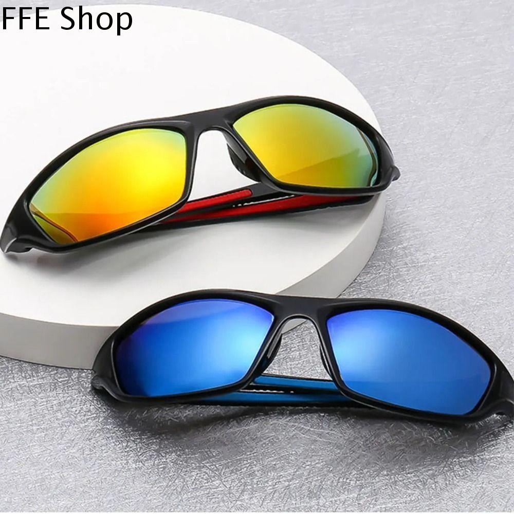 UREAN Ống kính HD Kính mát đạp xe UV400 Kính râm Kính Đạp xe chống tia UV Phụ kiện xe mô tô Thời trang Kính thể thao ngoài trời Nam