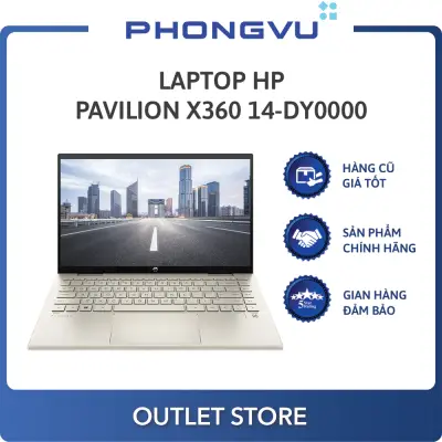 Laptop HP Pavilion X360 14-dy0169TU (4Y1D4PA) (i5-1135G7) (Vàng) - Laptop cũ