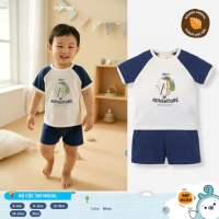 Đồ bộ bé trai bé gái Mompa cộc tay 6 tháng - 3 tuổi vải Modal thấm hút mềm mại 0046
