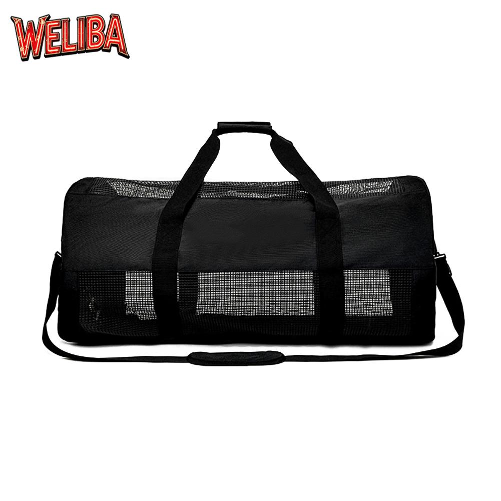 อุปกรณ์กีฬาและฟิตเนส WELIBA 60 ลิตร ดำน้ำสำหรับดำน้ำตาข่ายกระเป๋า QuickDry กระเป๋า Duffle ระบายอากาศสำหรับยิมและชายหาดขาเข้า ราคา 13,150 บาท*ส่งฟรี