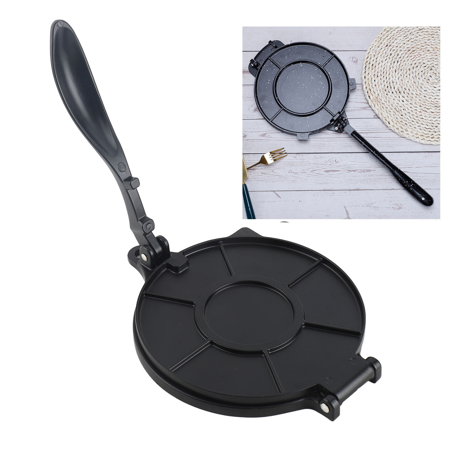 Irfora bột Tortilla Maker nhôm lao động tiết kiệm đa chức năng rotis Báo Chí với nhôm cho bánh bao da bột