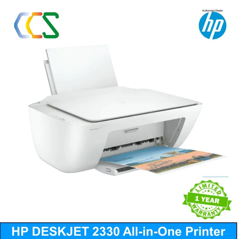 HP DeskJet 2330 Colour All-in-One Printer comes with a set of HP 67 Ink Cartridges (Black&Colour) 1 Year carry In Warranty by HP Singapore Singapore