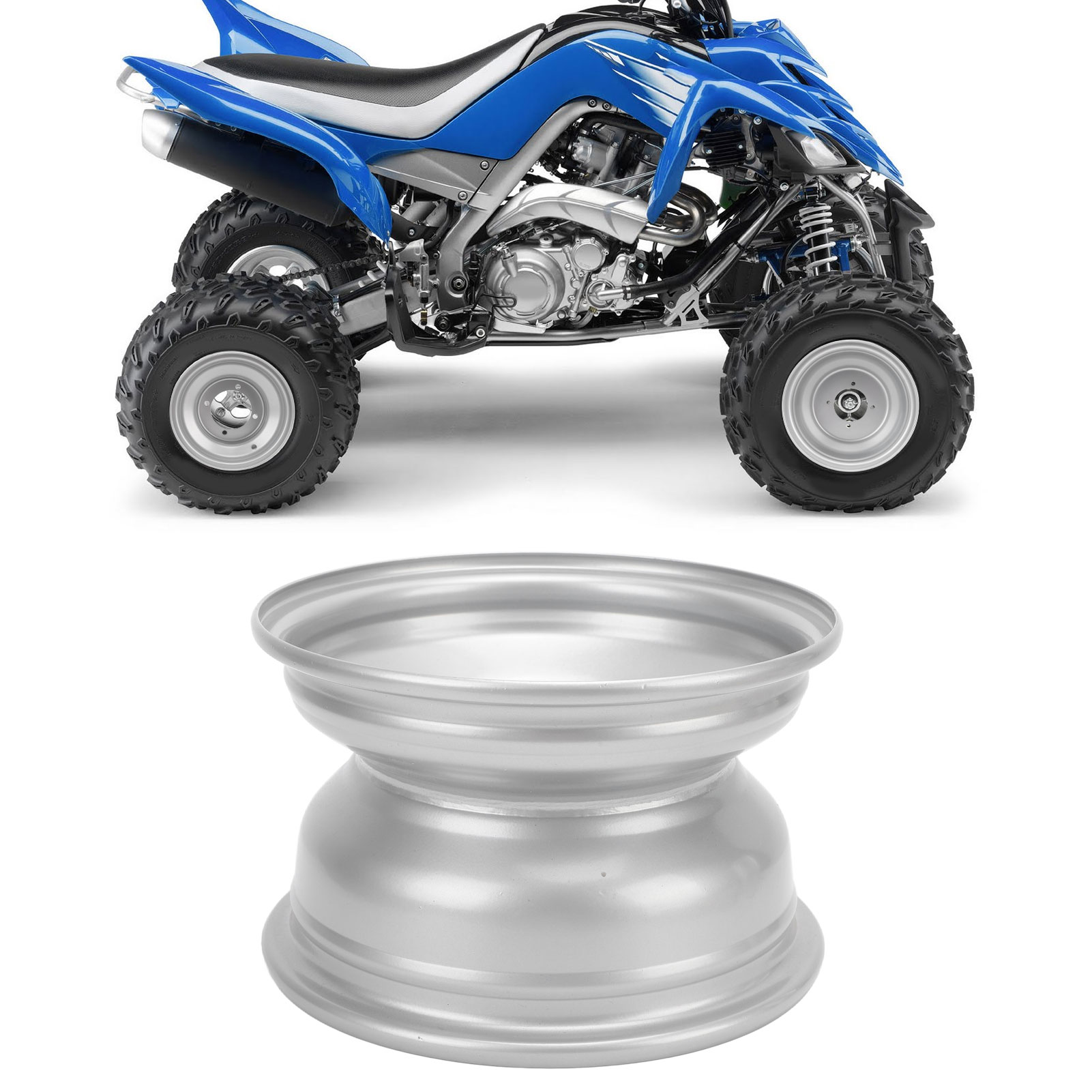 8 inch ATV trục bánh xe cường độ cao hợp kim nhôm 4 Lug lỗ trục bánh xe khả năng thích ứng cho hầu h