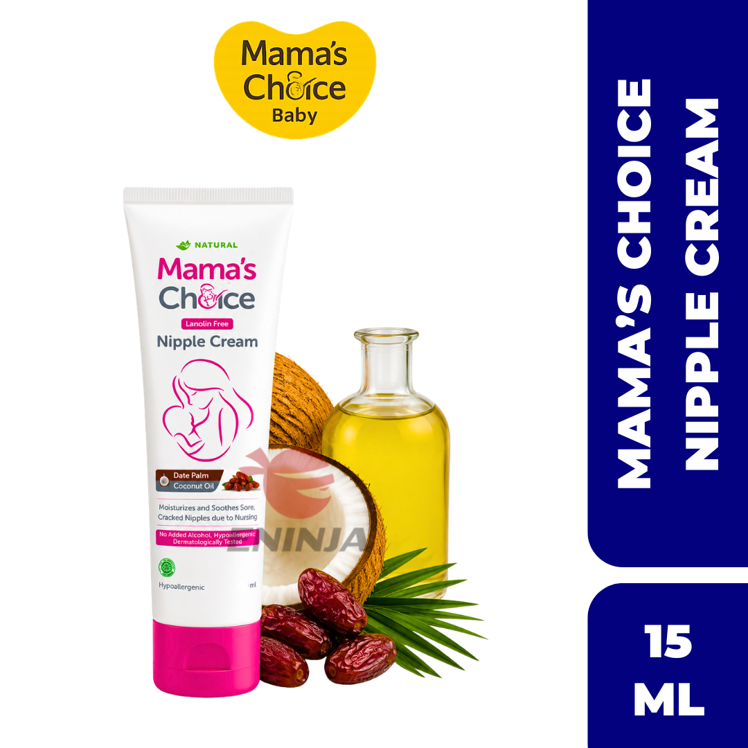 【100% ORIGINAL】MAMAS CHOICE Nipple Breastfeeding Cream 15ml (Safe Halal Natural Maternity Skincare)