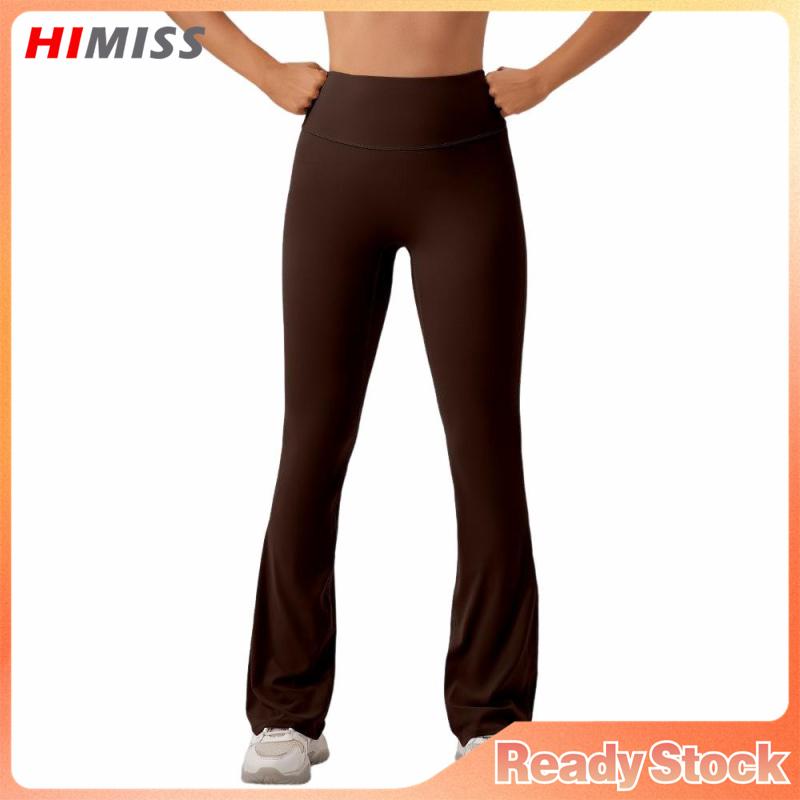 Women Flared Yoga Pants Bootcut Workout Leggings Soft High Waisted Tummy Control Activewear Leggings ราคา 469 บาท*ส่งฟรี