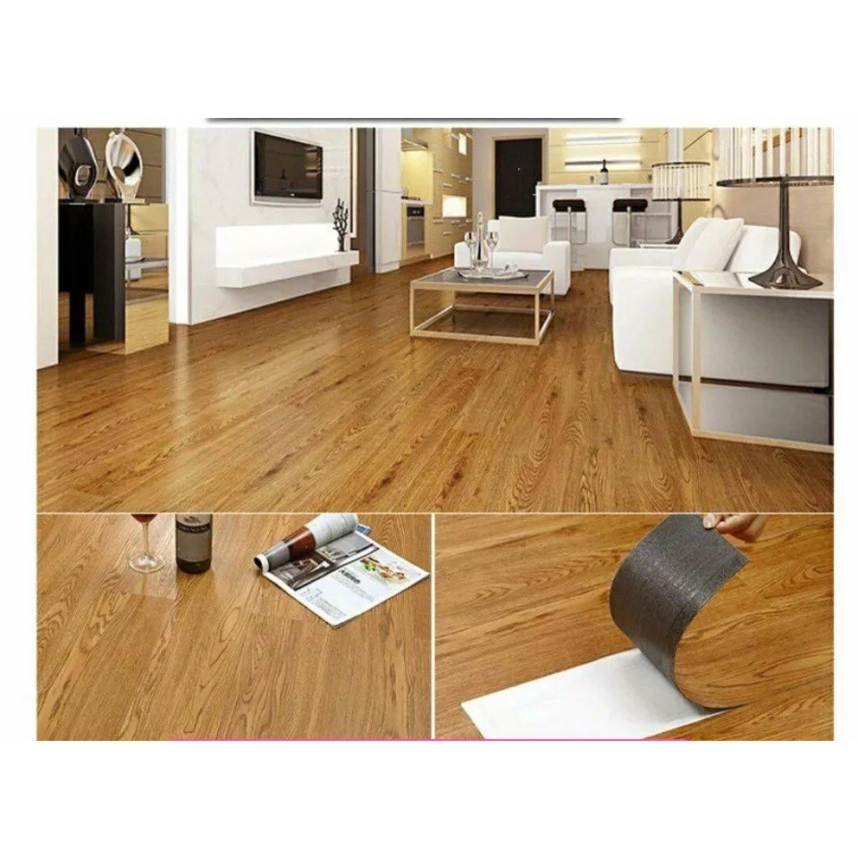 Sàn nhựa giả gỗ cao cấp tự dính