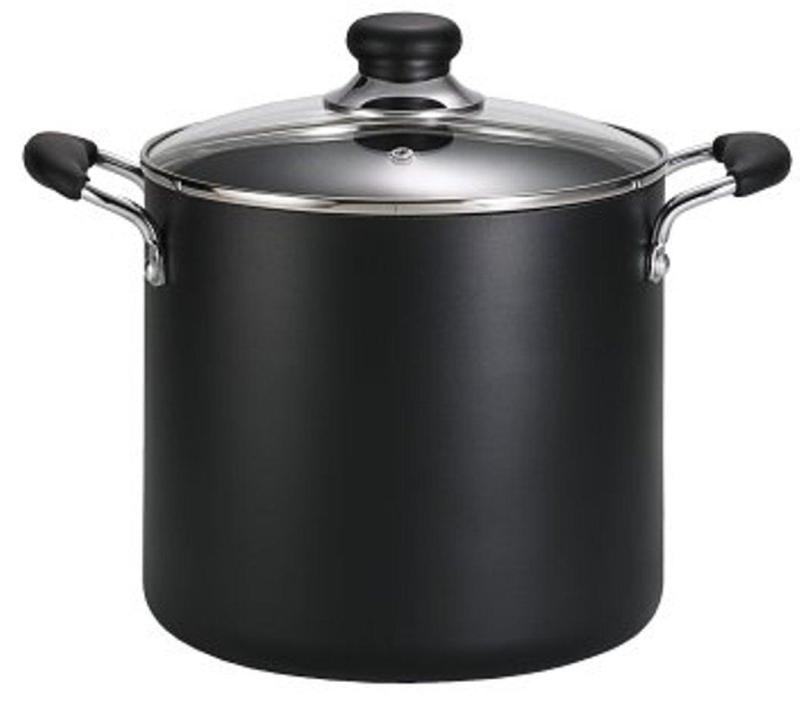 T-fal A92279 Specialty Total Nonstick Dishwasher Safe Oven Safe Stockpot Cookware, 8-Quart - from USA - intl Singapore