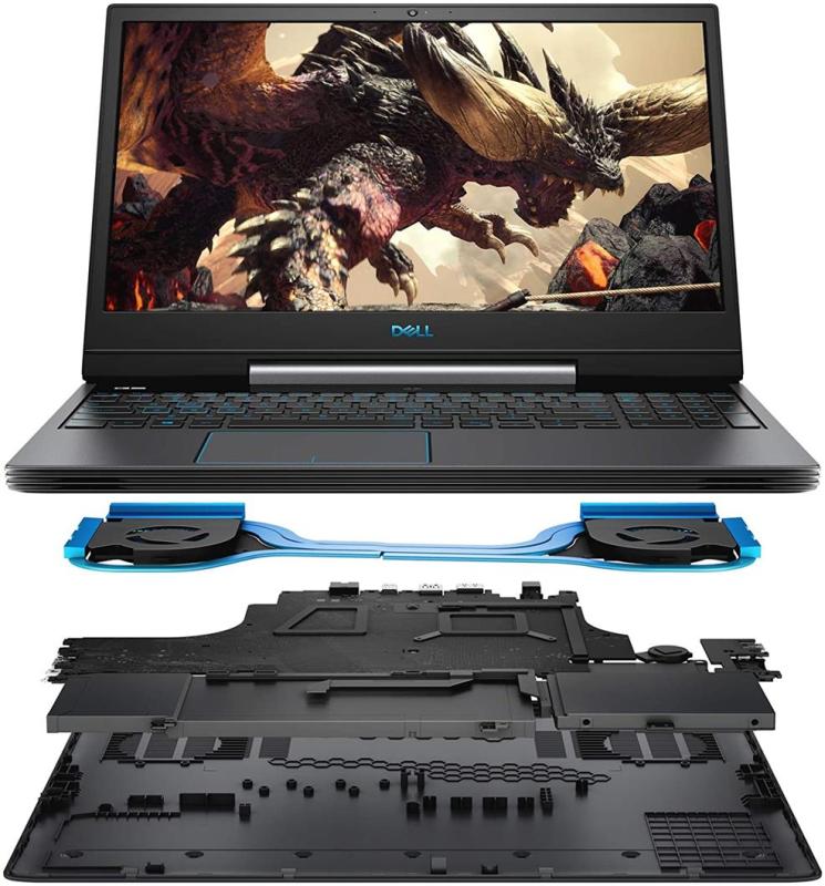 Dell G5 15 Gaming Laptop (Windows 10 Home, 9th Gen Intel Core i7-9750H, NVIDIA GTX 1650, 15.6 FHD LCD Screen, 256GB SSD and 1TB SATA, 16 GB RAM