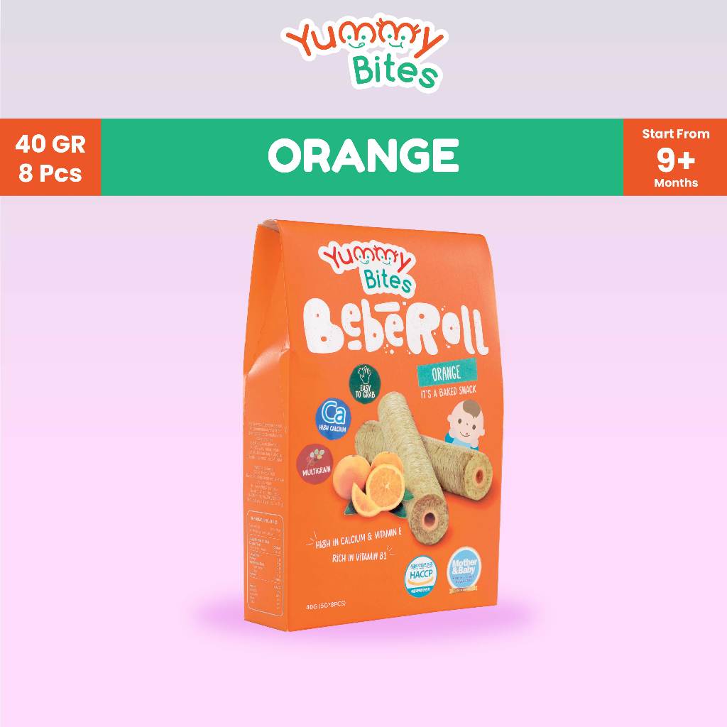 Yummy Bites Beberoll 40 GR Snack Baby/ Cemilan bayi