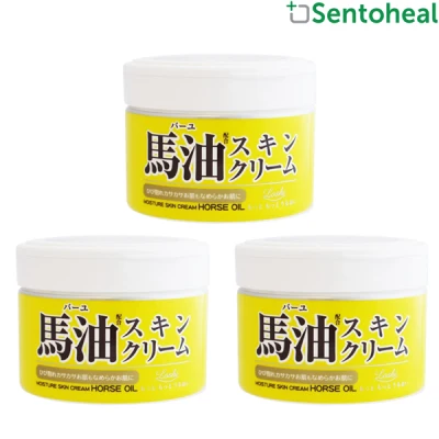 Loshi Horse Oil Moisture Skin Cream 220g x 3