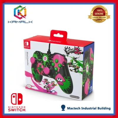 Nintendo Switch PowerA Wired Controller Splatoon 2 Edition + 1 Week Warranty