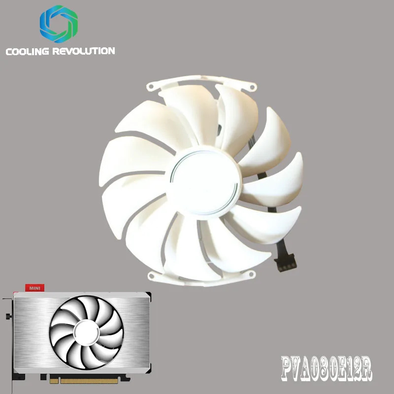 Pva080e12r rtx3060  rtx3060ti  DC12V 0.50A đồ họa fan đối với iGame RTX 3060  rtx3060 Ti  oC