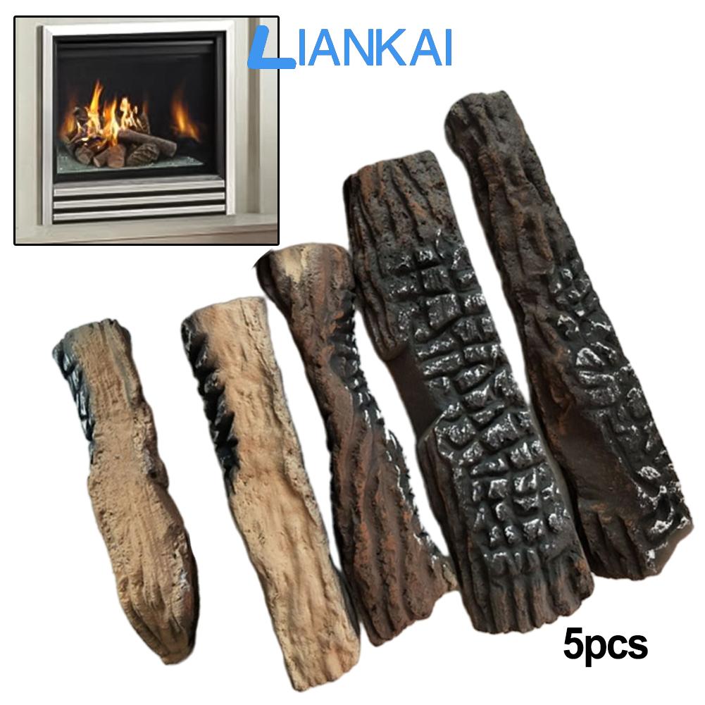 LIANKAI Upgrade Your Home Decor with 5pcs Artificial Logs for BioEthanol or Gas ราคา 5,385 บาท*ส่งฟรี