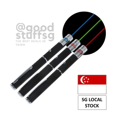 [SG STOCK] Powerful Red Laser Pointer Pen Visible Beam Light 5mW Lazer 650nm