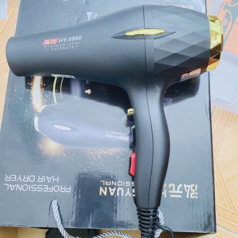 (Hàng chuẩn salon) Máy sấy tóc công suất cao 2500W HongYuan HY-9900  (ảnh thật)