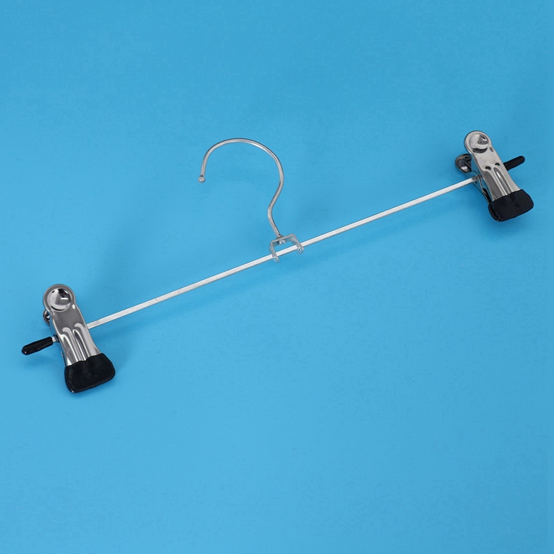 120 PCS Skirt Hangers with Clips, Pants Hanger Metal Hangers Space Saving for Pants Skirts Clothes ราคา  2,755 บาท*ส่งฟรี