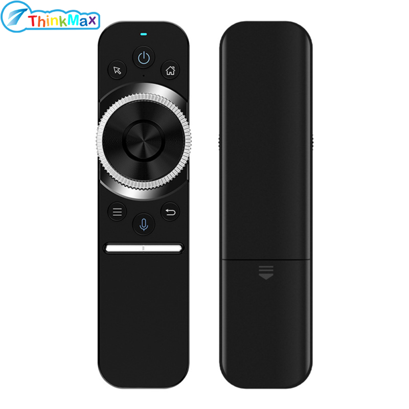 คีย์บอร์ดไร้สาย Air Remote 2.4G สมาร์ททีวีเรียนรู้รีโมทคอนโทรล IR เมาส์รองรับ Android PC Windows TV - ยี่ห้อ Thinkmax ราคา 302 บาท*ส่งฟรี