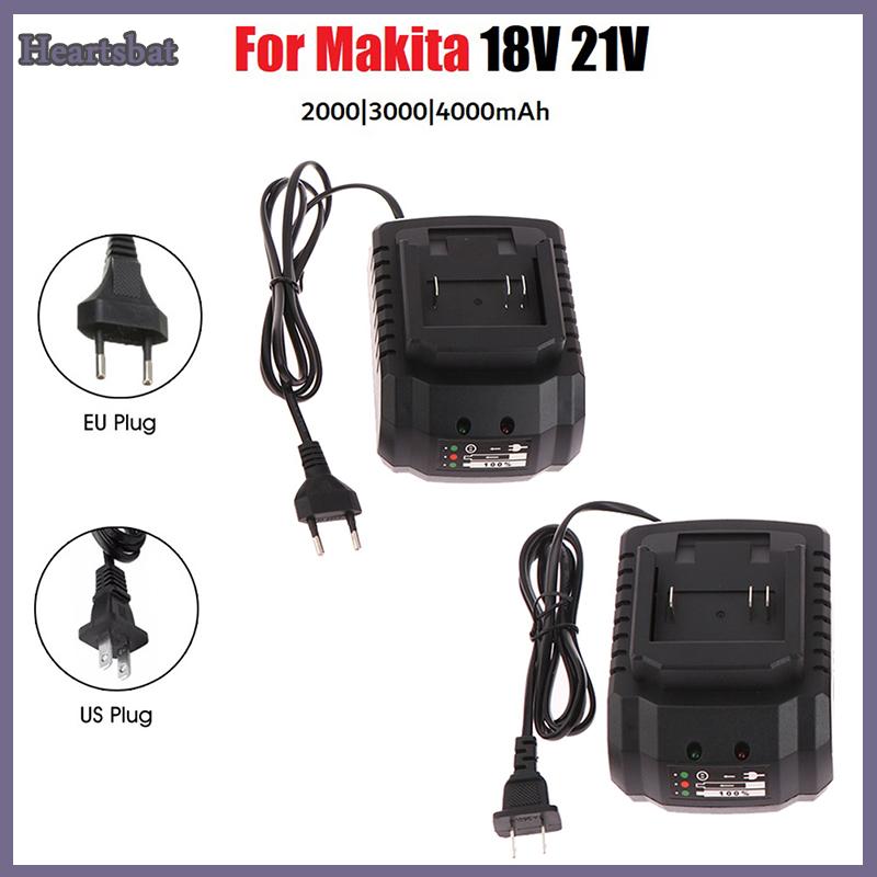 [Heartsbat] Eu chúng tôi cắm sạc pin thay thế cho makita mô hình 21v li-ion máy khoan điện máy xay sạc phổ makita sạc điện khoan cờ lê máy mài góc điện công cụ sạc