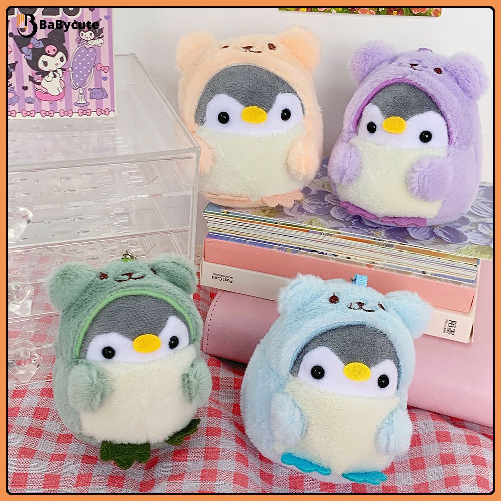 BaBycute Cute Plush Toy Bear Transformed Into Penguin Backpack Doll Plush