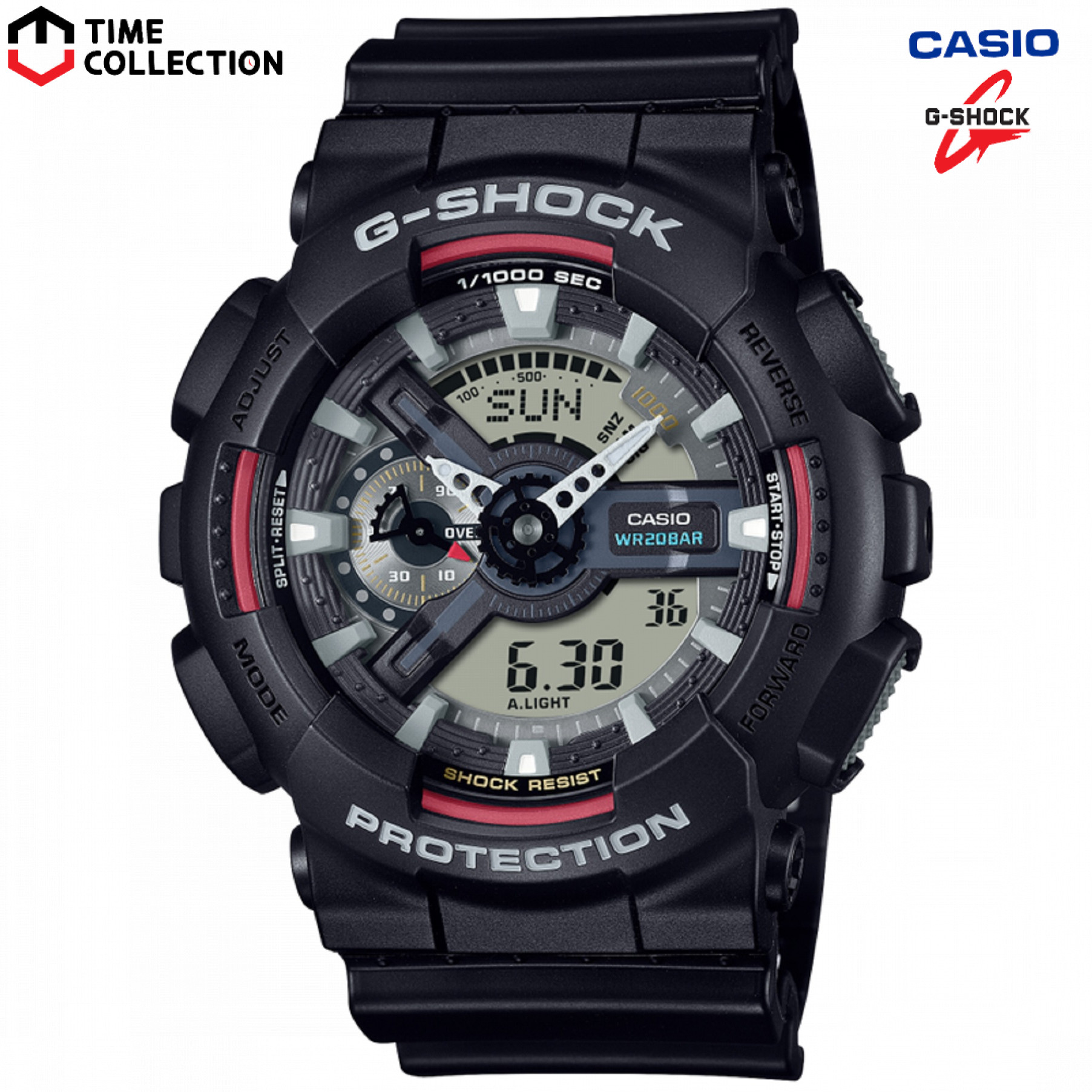 Casio G-Shock GA-100-1A1DR Dark Knight Watch for Mens w/ Year