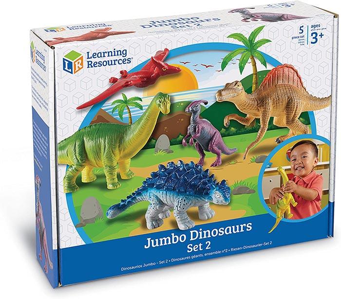 Learning Resources - Bộ động vật khủng long Set 2 - Jumbo Dinosaurs Set 2