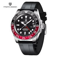PAGANI DESIGN V3 New Luxury NH34 Automatic Watch Watch For Men Stainless Steel GMT Watch Top Brand Sapphire Glass Watch For Men Silver PD-1662
