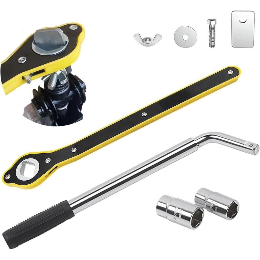 TopHomer 22MM Lug Wrench Chrome Vanadium Steel L-Type Wheel Nut Wrench Hex Key Socket Spanner Ideal For Repair Car - View #10